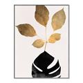 Picture of Azurea Gold Leaves _GroupedProduct_Rectangle_Portrait_Canvas_Framed_