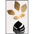 Picture of Azurea Gold Leaves _GroupedProduct_Rectangle_Portrait_Canvas_Framed_
