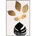 Picture of Azurea Gold Leaves _GroupedProduct_Rectangle_Portrait_Canvas_Framed_