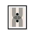 Picture of Black Boho Vibe II _GroupedProduct_Rectangle_Portrait_Framed_Matted_