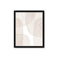 Picture of Celestial Beige Lines _GroupedProduct_Rectangle_Portrait_Framed_Matted_