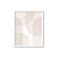 Picture of Celestial Beige Lines _GroupedProduct_Rectangle_Portrait_Framed_Matted_