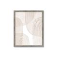 Picture of Celestial Beige Lines _GroupedProduct_Rectangle_Portrait_Framed_Matted_