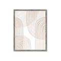 Picture of Celestial Beige Lines _GroupedProduct_Rectangle_Portrait_Framed_Matted_