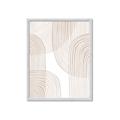 Picture of Celestial Beige Lines _GroupedProduct_Rectangle_Portrait_Framed_Matted_
