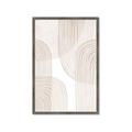Picture of Celestial Beige Lines _GroupedProduct_Rectangle_Portrait_Framed_Matted_