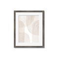 Picture of Celestial Beige Lines _GroupedProduct_Rectangle_Portrait_Framed_Matted_