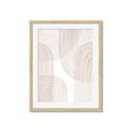 Picture of Celestial Beige Lines _GroupedProduct_Rectangle_Portrait_Framed_Matted_