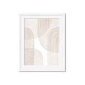Picture of Celestial Beige Lines _GroupedProduct_Rectangle_Portrait_Framed_Matted_
