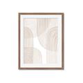 Picture of Celestial Beige Lines _GroupedProduct_Rectangle_Portrait_Framed_Matted_