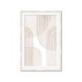 Picture of Celestial Beige Lines _GroupedProduct_Rectangle_Portrait_Framed_Matted_