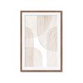 Picture of Celestial Beige Lines _GroupedProduct_Rectangle_Portrait_Framed_Matted_