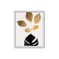 Picture of Azurea Gold Leaves _GroupedProduct_Rectangle_Portrait_Framed_Matted_