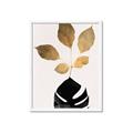 Picture of Azurea Gold Leaves _GroupedProduct_Rectangle_Portrait_Framed_Matted_
