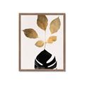 Picture of Azurea Gold Leaves _GroupedProduct_Rectangle_Portrait_Framed_Matted_