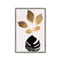 Picture of Azurea Gold Leaves _GroupedProduct_Rectangle_Portrait_Framed_Matted_