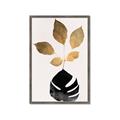 Picture of Azurea Gold Leaves _GroupedProduct_Rectangle_Portrait_Framed_Matted_