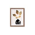 Picture of Azurea Gold Leaves _GroupedProduct_Rectangle_Portrait_Framed_Matted_