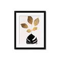 Picture of Azurea Gold Leaves _GroupedProduct_Rectangle_Portrait_Framed_Matted_