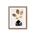 Picture of Azurea Gold Leaves _GroupedProduct_Rectangle_Portrait_Framed_Matted_