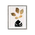 Picture of Azurea Gold Leaves _GroupedProduct_Rectangle_Portrait_Framed_Matted_
