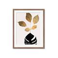 Picture of Azurea Gold Leaves _GroupedProduct_Rectangle_Portrait_Framed_Matted_