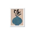 Picture of Lonely Plant on Blue Vase _GroupedProduct_Rectangle_Portrait_Framed_Matted_