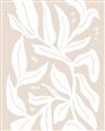 Picture of White Leaves on Beige _GroupedProduct_Rectangle_Portrait_Unframed_Print_Only_