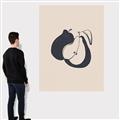 Picture of Paired Pears _GroupedProduct_Rectangle_Portrait_Canvas_