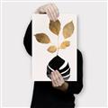 Picture of Azurea Gold Leaves _GroupedProduct_Rectangle_Portrait_Canvas_