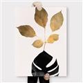 Picture of Azurea Gold Leaves _GroupedProduct_Rectangle_Portrait_Canvas_