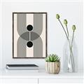 Picture of Black Boho Vibe II _GroupedProduct_Rectangle_Portrait_Canvas_Framed_