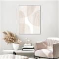 Picture of Celestial Beige Lines _GroupedProduct_Rectangle_Portrait_Canvas_Framed_