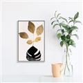 Picture of Azurea Gold Leaves _GroupedProduct_Rectangle_Portrait_Canvas_Framed_