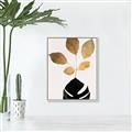Picture of Azurea Gold Leaves _GroupedProduct_Rectangle_Portrait_Canvas_Framed_