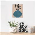 Picture of Lonely Plant on Blue Vase _GroupedProduct_Rectangle_Portrait_Unframed_Print_Only_