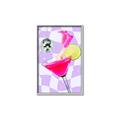 Picture of Disco Martini _GroupedProduct_Rectangle_Portrait_Canvas_Framed_