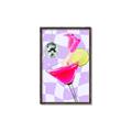 Picture of Disco Martini _GroupedProduct_Rectangle_Portrait_Canvas_Framed_