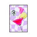Picture of Disco Martini _GroupedProduct_Rectangle_Portrait_Canvas_Framed_