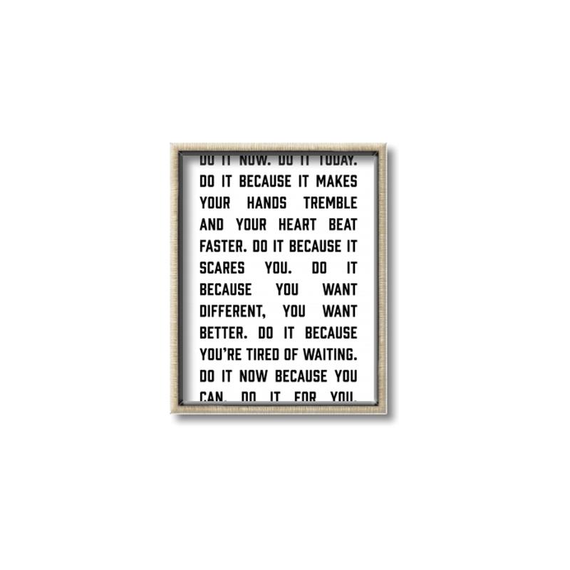 Picture of Do It Now _GroupedProduct_Rectangle_Portrait_Canvas_Framed_