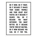 Picture of Do It Now _GroupedProduct_Rectangle_Portrait_Canvas_Framed_