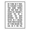 Picture of Do It Now _GroupedProduct_Rectangle_Portrait_Canvas_Framed_