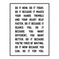 Picture of Do It Now _GroupedProduct_Rectangle_Portrait_Canvas_Framed_