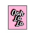 Picture of Ooh La La _GroupedProduct_Rectangle_Portrait_Canvas_Framed_