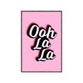 Picture of Ooh La La _GroupedProduct_Rectangle_Portrait_Canvas_Framed_