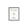 Picture of C'est La Vie II _GroupedProduct_Rectangle_Portrait_Canvas_Framed_