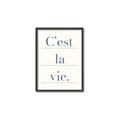 Picture of C'est La Vie II _GroupedProduct_Rectangle_Portrait_Canvas_Framed_