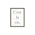 Picture of C'est La Vie II _GroupedProduct_Rectangle_Portrait_Canvas_Framed_