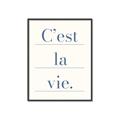 Picture of C'est La Vie II _GroupedProduct_Rectangle_Portrait_Canvas_Framed_
