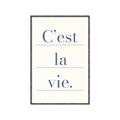 Picture of C'est La Vie II _GroupedProduct_Rectangle_Portrait_Canvas_Framed_